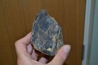 A large and heavy Lower Paleolithic flint 