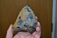 A large and heavy Lower Paleolithic flint 