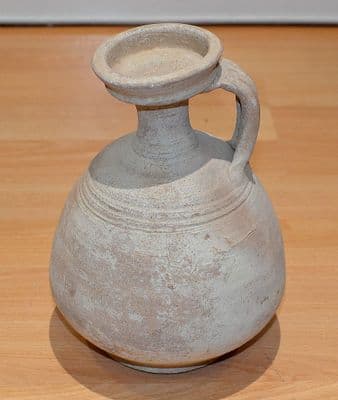 A large and impressive Roman buffware terracotta Wine Flagon, Tunisia, N.Africa SOLD