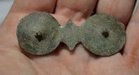 A large and impressive Roman military mount in the form of two conjoined circular shields with bosses, Germany. SOLD