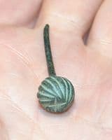 A large and pleasant Anglo Saxon Cloak Pin head found in Yorkshire. SOLD