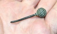 A large and pleasant Anglo Saxon Cloak Pin head found in Yorkshire. SOLD