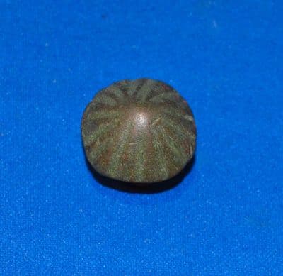 A large and pleasant Celtic bronze chip carved domed decorative stud, possibly from horse harness, British. SOLD