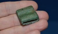 A large and pleasant Celtic bronze Horse harness strap mount, British