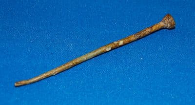 A large and pleasant Roman bronze cloak or hair pin, Dorset