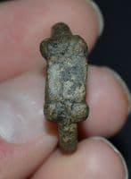 A large and robust Roman cast bronze finger ring , Yorkshire . SOLD