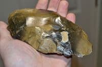 A large and stunning Lower Paleaolithic Ovate Bifacial Hand Axe, Lakenheath, [Ex. Simon Camm Coll.]