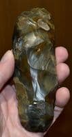 A large and superb quality Mesolithic Tranchet Hand Axe, Essex, [Ex. Simon Camm Collection] SOLD