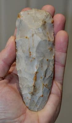 A large  and superb quality Neolithic flaked flint axe from Coltishall, Norfolk (M21) SOLD