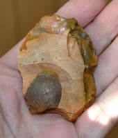 A large and very attractive Neolithic flint scraper, Avon Valley, Fordingbridge, Hants (N117) SOLD