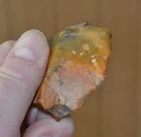 A large and very attractive Neolithic flint scraper, Avon Valley, Fordingbridge, Hants (N117) SOLD