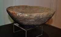 A large and very rare Late Neolithic / Early Bronze Age bowl (professionally restored), France. SOLD