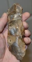A large and well worked Neolithic flint hand pick, Avon Valley, Fordingbridge, Hants (N65) SOLD