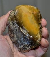 A large, excellent and attractive Lower Paleolithic  Hammer stone from Whitlingham, Norfolk. SOLD