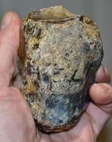A large, excellent and attractive Lower Paleolithic  Hammer stone from Whitlingham, Norfolk. SOLD