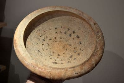 A large, excellent and complete Ancient Egyptian Mortarium (grits intact), from Athribis, Egypt. SOLD