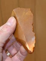 A large & excellent Neolithic flint Saw / Scraper , Le Grand Pressigny, France, found 1920s.