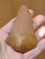 A large & excellent Neolithic flint Saw / Scraper , Le Grand Pressigny, France, found 1920s.