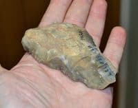 A large & excellent Paleolithic Mousterian (Neanderthal) 