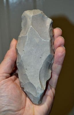 A large, heavy and scarce Mesolithic Swedish flaked stone axe, Gothenburg (N24) SOLD
