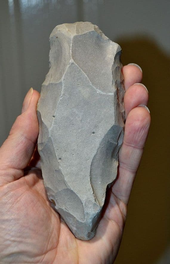 A large, heavy and scarce Mesolithic Swedish flaked stone axe, Gothenburg (N24) SOLD
