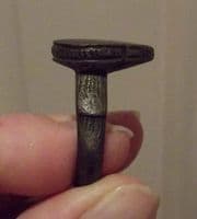 A large, impressive and wearable Byzantine bronze mans finger ring. SOLD