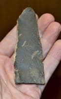 A large Paleolithic Mousterian (Neanderthal) flint 