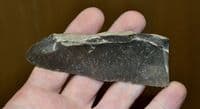 A large Paleolithic Mousterian (Neanderthal) flint 