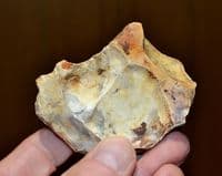 A large & pleasant early Paleolithic flint scraper tool, Elveden, Suffolk.