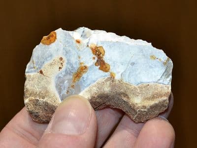 A large & pleasant Neolithic cortex backed flint knife tool, Woodhenge, Salisbury Plain (N89) SOLD