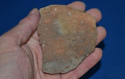 A large pottery shard from a Bronze Age Pot or Jar, found Icklingham, Suffolk. SOLD