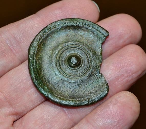 A large, scarce and impressive Early Anglo Saxon Saucer brooch, Kent. SOLD