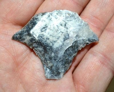 A large, scarce & exceptional Early Neolithic Transverse Chisel tipped flint arrowhead, Norfolk SOLD