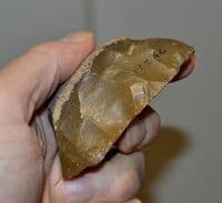 A large & superb Paleolithic Mousterian (Neanderthal) 