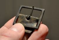 A large Tudor period Bronze buckle with buckle plate from the River Thames, London. SOLD