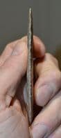 A large & very finely worked Neolithic / Pre-Dynastic Egyptian  flint Leaf shaped knife  (EG4) SOLD