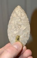 A large & very finely worked Neolithic / Pre-Dynastic Egyptian  flint Leaf shaped knife  (EG4) SOLD