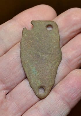 A Late Anglo Saxon bronze Stirrup mount, Norfolk.