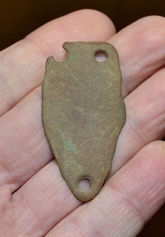 A Late Anglo Saxon bronze Stirrup mount, Norfolk.