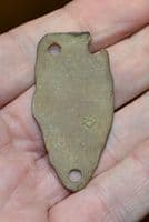 A Late Anglo Saxon / Viking bronze Stirrup mount, Norfolk.