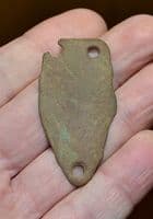 A Late Anglo Saxon / Viking bronze Stirrup mount, Norfolk.