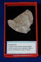 A major segment of a Byzantine period ladies lead vanity mirror