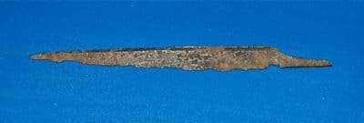 A Medieval Iron Dagger from the River Thames, London.