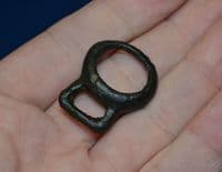 A nice and robust Celtic bronze Terret Ring (Horse rein guide), British. SOLD