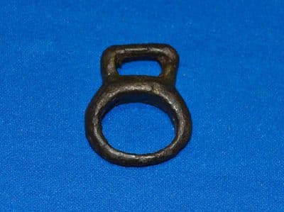 A nice and robust Celtic bronze Terret Ring (Horse rein guide), British. SOLD