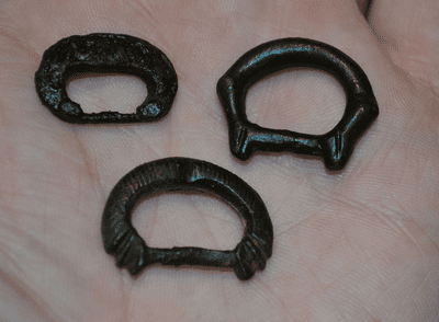 A nice group of 3 assorted Late Norman to Early Medieval Buckles found in North Yorkshire. SOLD