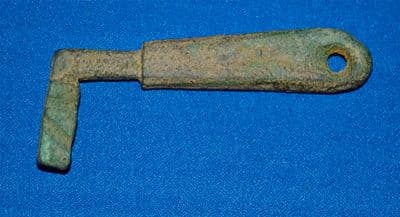 A nice large Roman Bronze door key from an old London collection. SOLD
