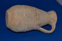 A nice large Roman buff terracotta single handled Wine Jug excavated in London, c.1939, Full Provenance. SOLD