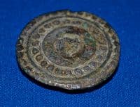 A nice large Roman (Romano-British) bronze disc brooch. SOLD