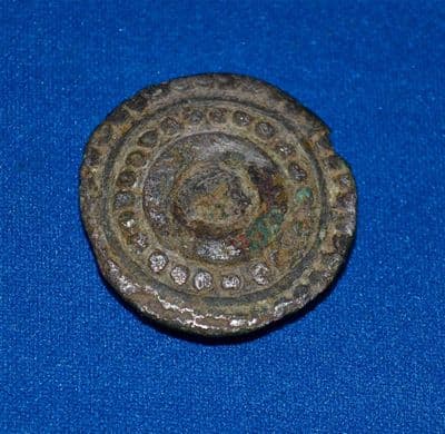 A nice large Roman (Romano-British) bronze disc brooch. SOLD